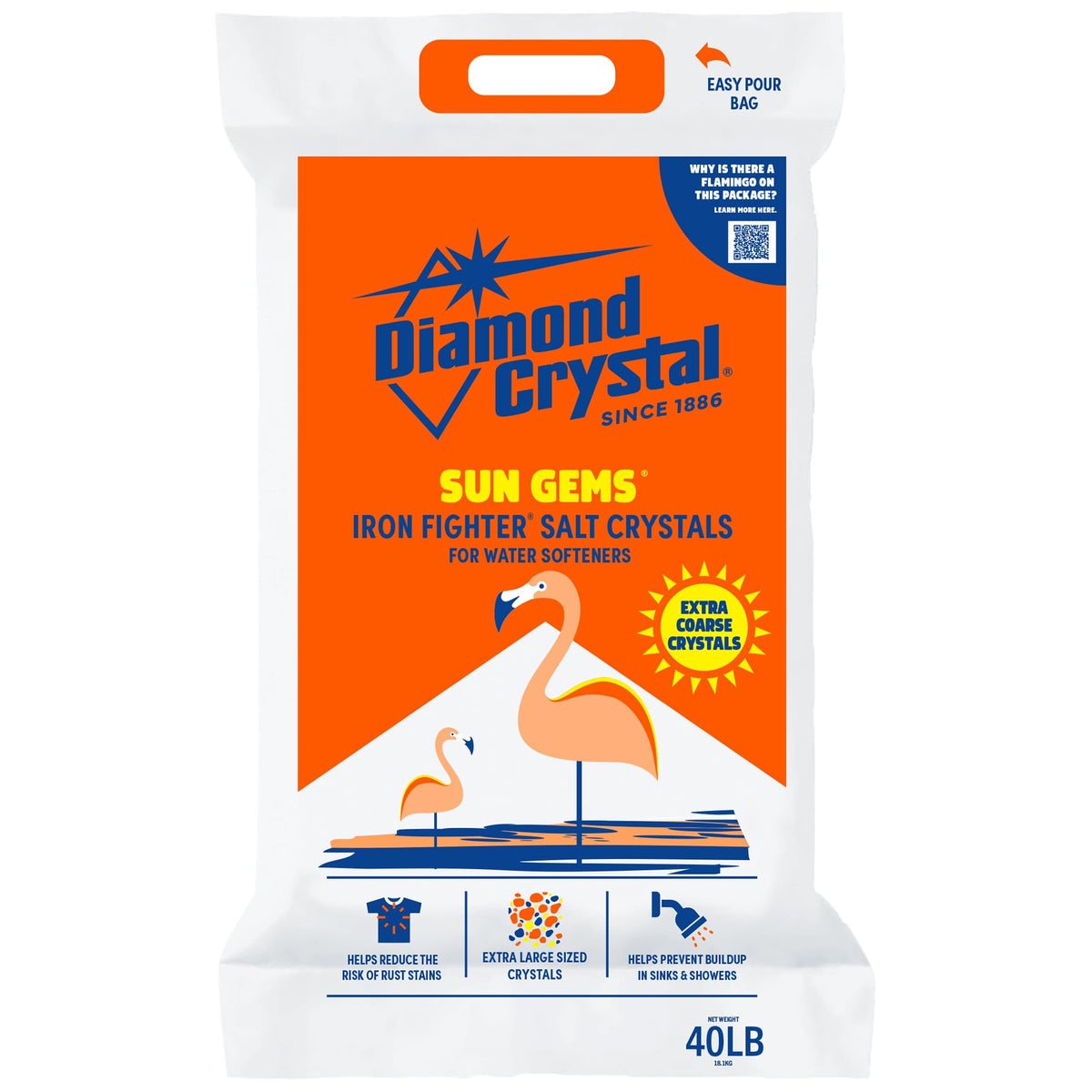 4 Pack Water Softener Salt, 40 Pounds G105653