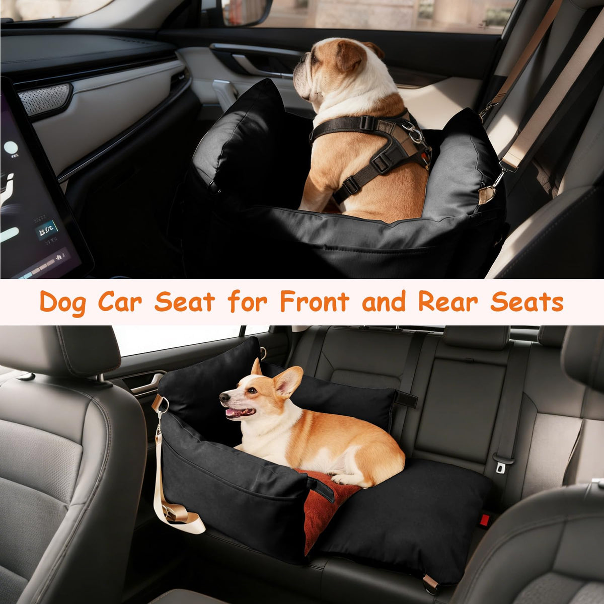 Dog Car Seat for Small Dogs Under 25 lbs S522