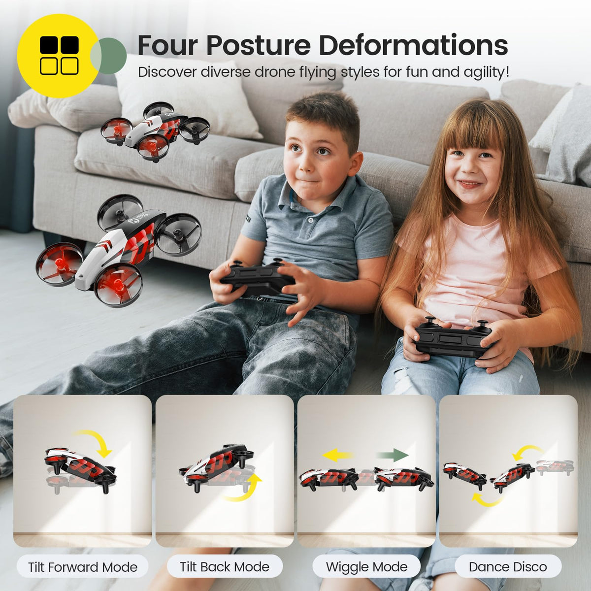 Mini Indoor RC Quadcopter with 3D Flip T227