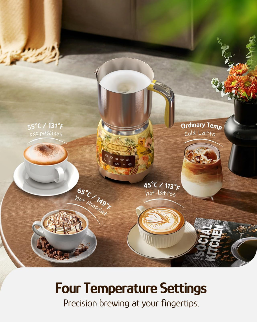 Electric Milk Frother & Steamer U88383