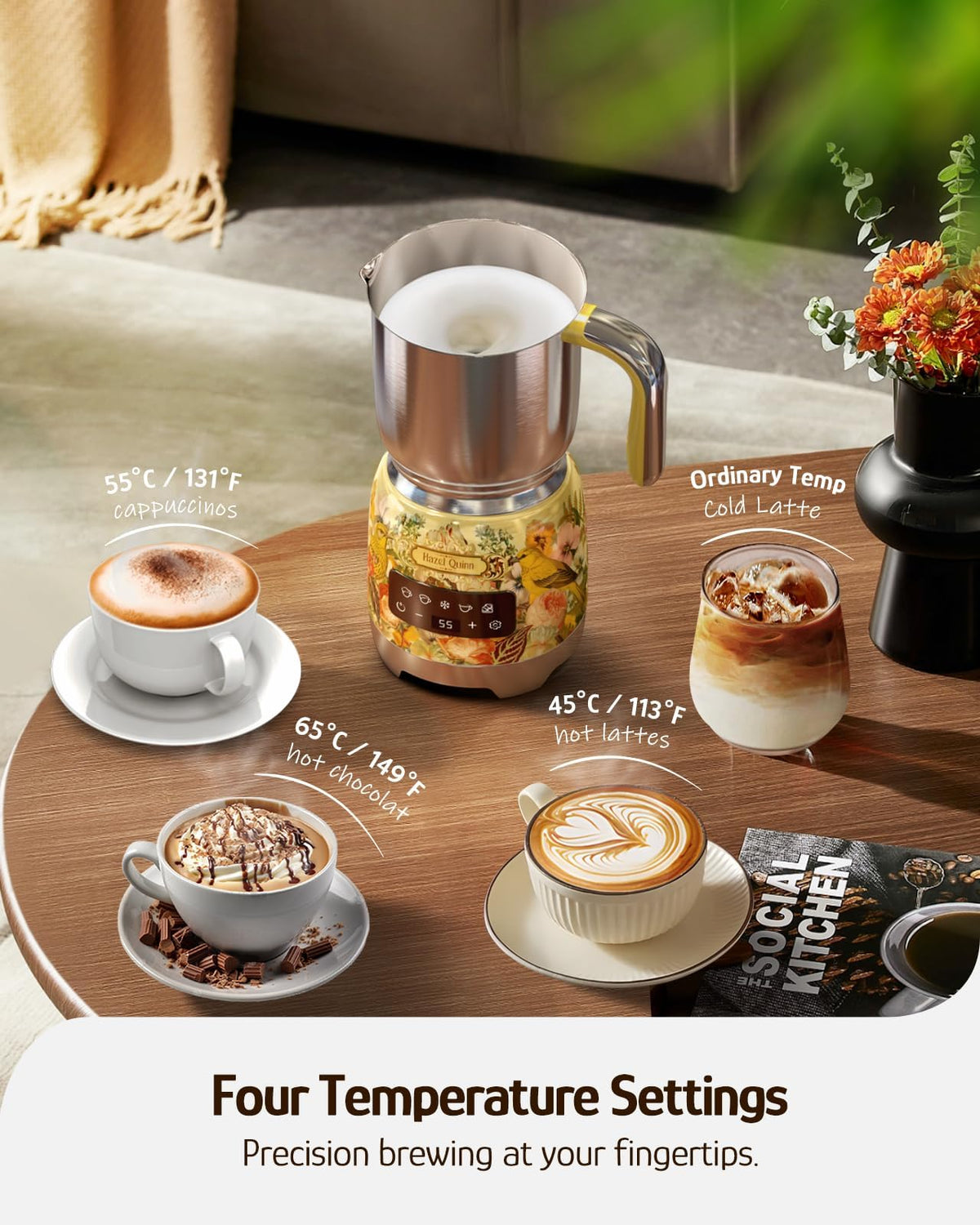 Electric Milk Frother & Steamer U88383