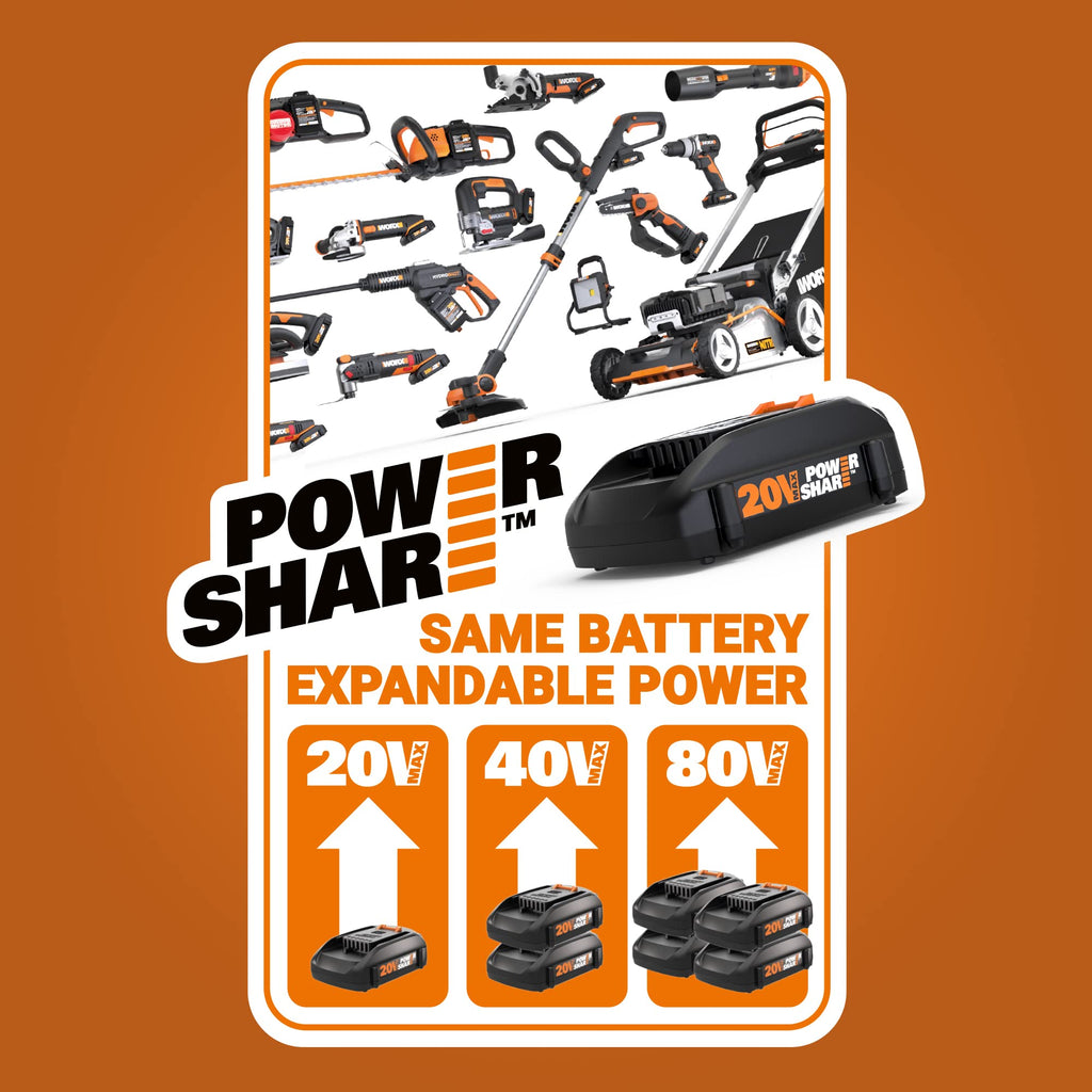 40V Cordless Leaf Blower with Brushless Motor & Gutter Cleaning Kit X392681