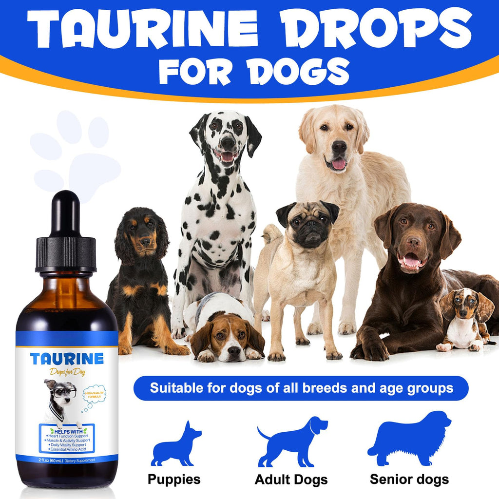 Taurine Liquid Supplement for Dogs 60ml S56041