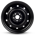16 Inch Black Steel Rim Car Wheel V86867