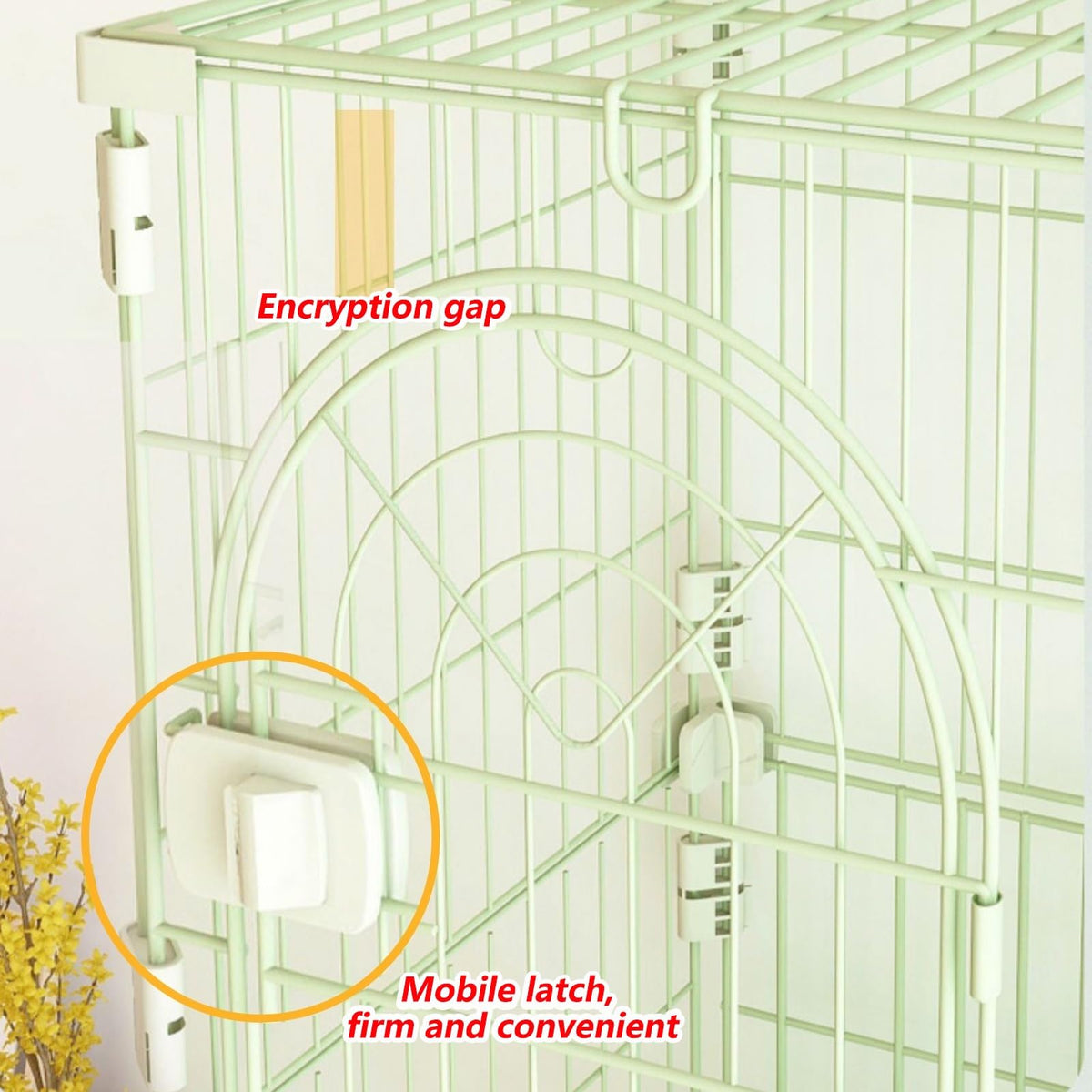 3/4-Tier Cat Cage Playpen with Hammock S1881