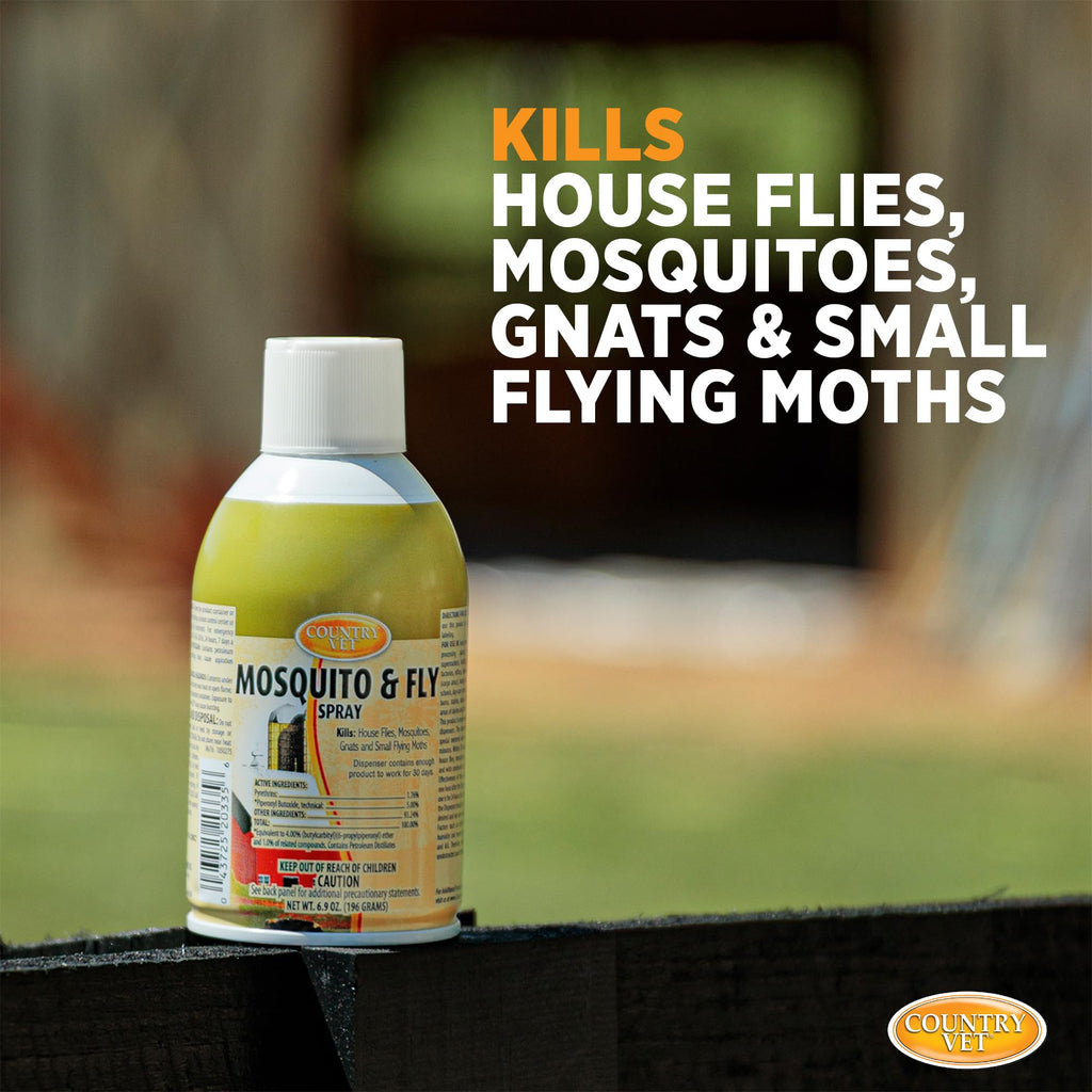 Mosquito Fly Metered Spray Refill & Automatic Metered Dispenser Case of 12 F6640