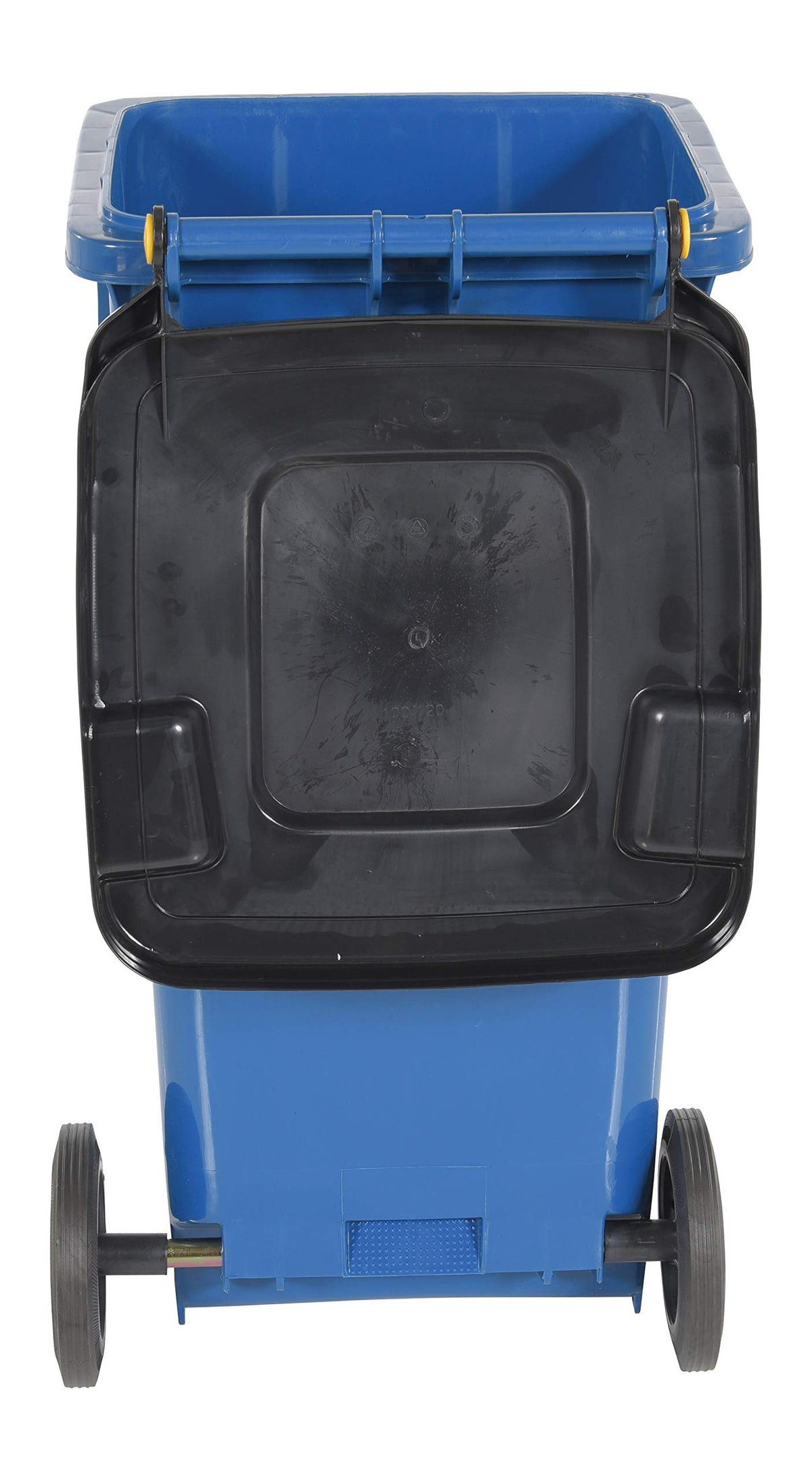 Blue 32 Gallon Polyethylene Trash Can D7767