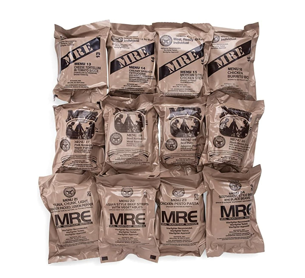 MRE Meals Ready to Eat 12 Pack C315