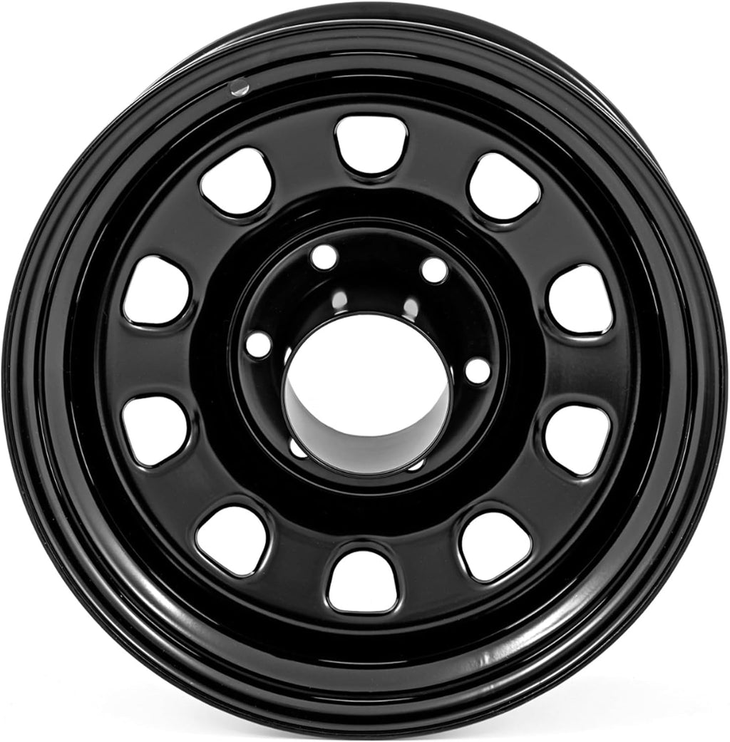 Black Steel 16x8 5x5 Bolt Pattern Wheel K293989