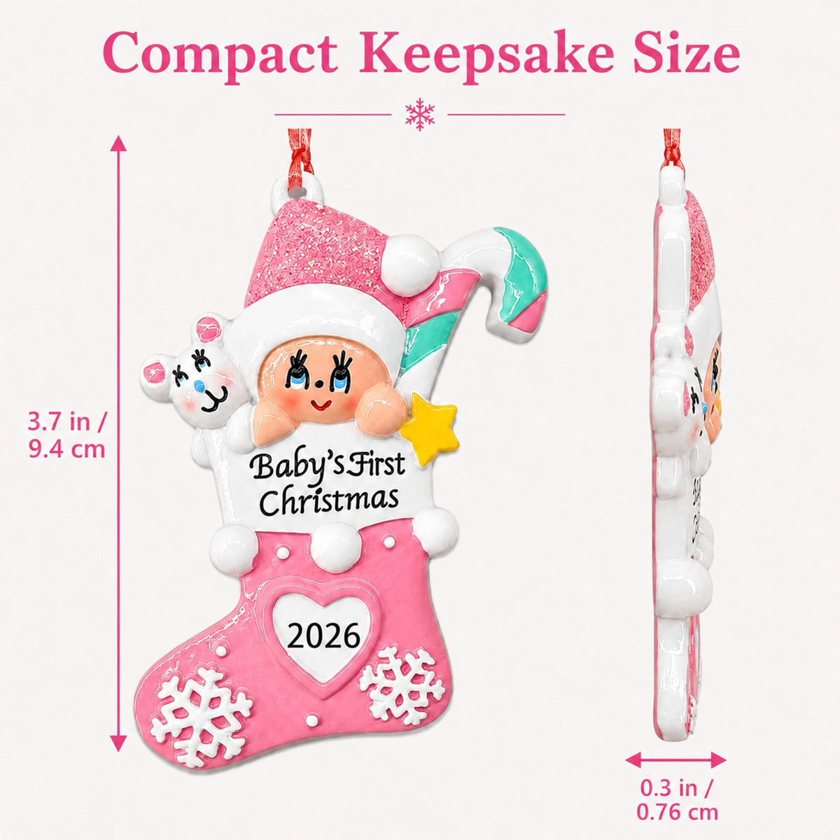 Baby's First Christmas Ornament 2026 X87205