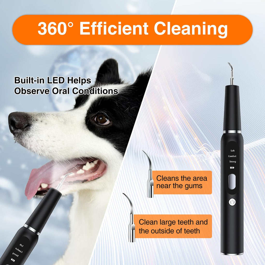 Ultrasonic Dog Plaque Remover with LED Light E5648