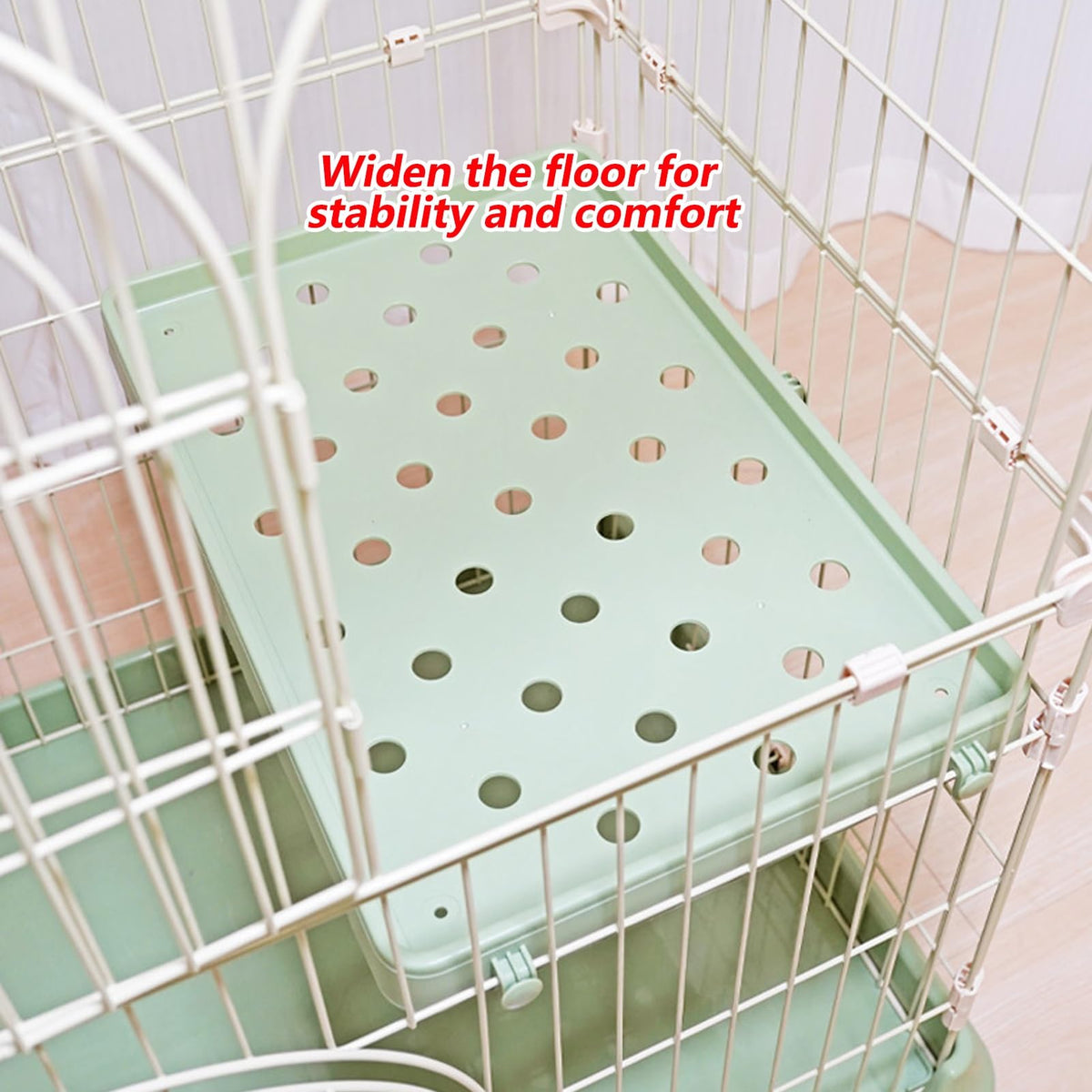 3/4-Tier Cat Cage Playpen with Hammock S1881