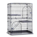 3/4-Tier Cat Cage Playpen with Hammock S1881