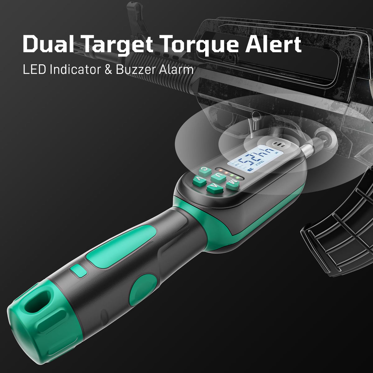 Digital Torque Screwdriver Set, 1/4″ Drive, 19 Bits, 5 Short Sockets X540028