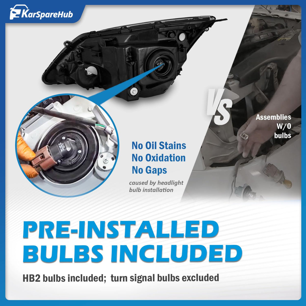 Headlights with Bulbs I75514