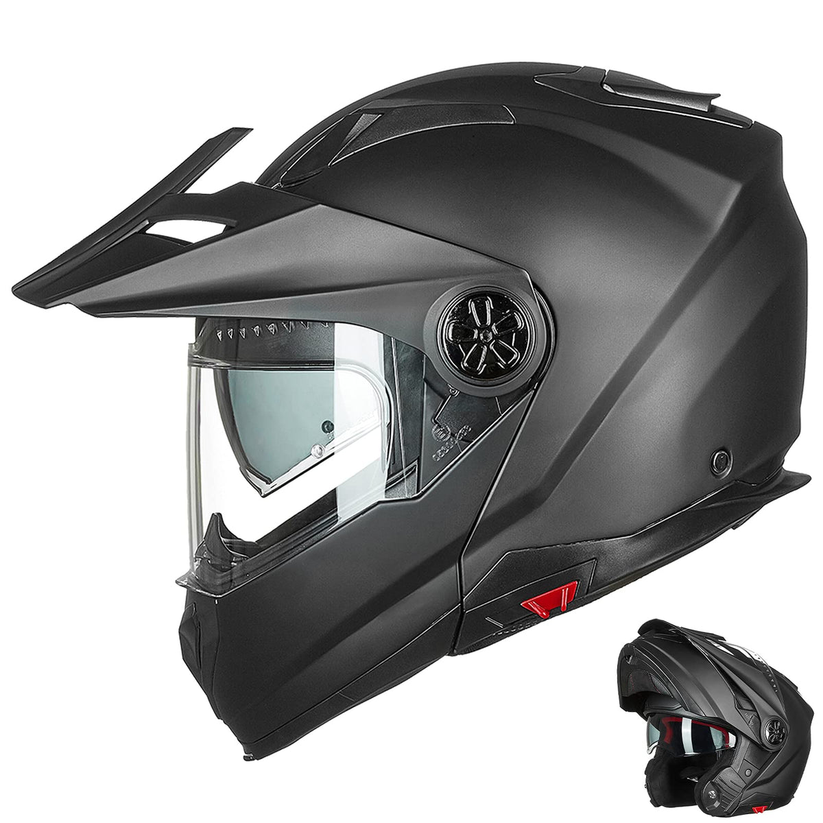 Full Face Modular ATV Helmet with Anti Fog Visor C190828