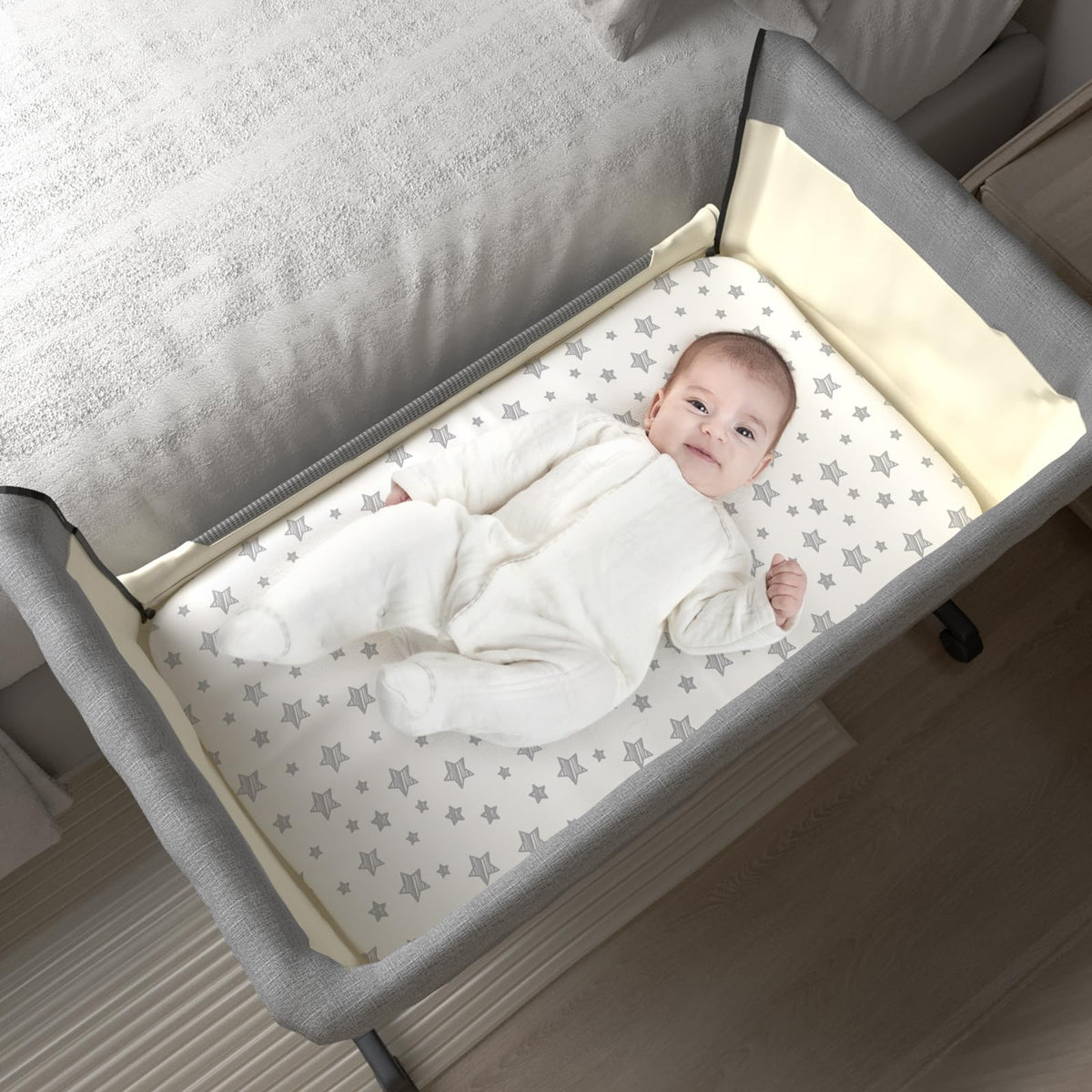 Pink 4 Pack Bassinet Sheets O6749