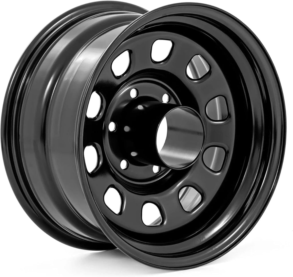 Black Steel 16x8 5x5 Bolt Pattern Wheel K293989