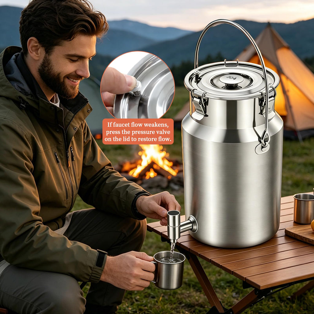 10L Stainless Steel Water Dispenser with Faucet U897