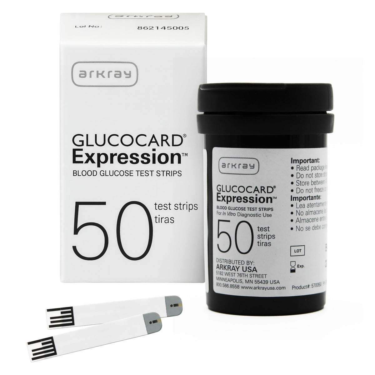 Glucose Test Strips, 50 Count C788844