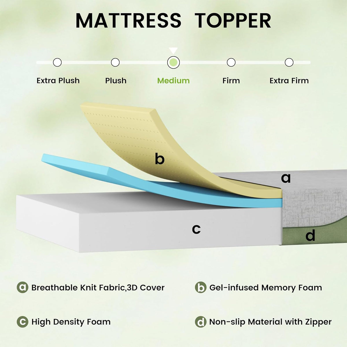 6 Inch Twin Size Cooling Gel Memory Foam Mattress Q109