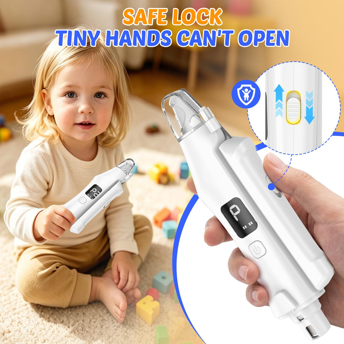 2-in-1 Dog Cat Nail Clippers and Grinder with Light G393