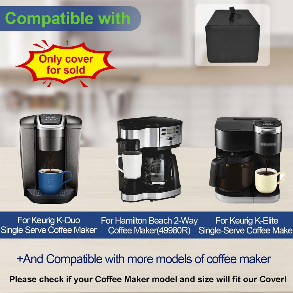 Black Coffee Maker Cover I691175