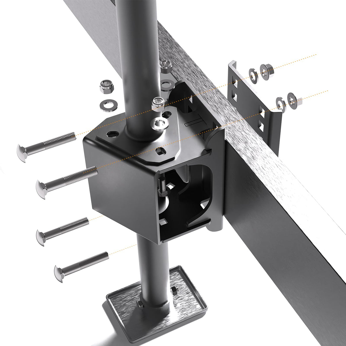 Heavy Duty Trailer Jack Relocation Kit F619369