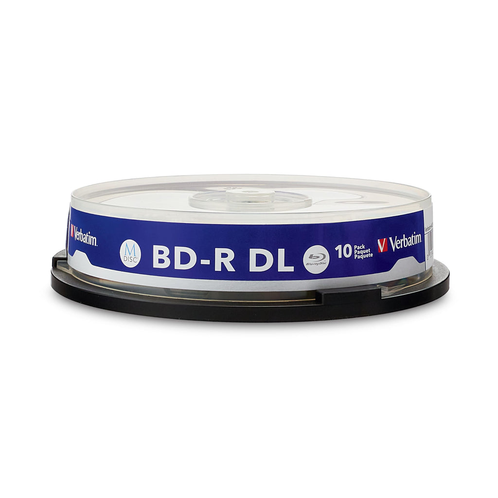 M DISC BD-R DL 50GB Inkjet Printable Discs, 10 Pack U50501