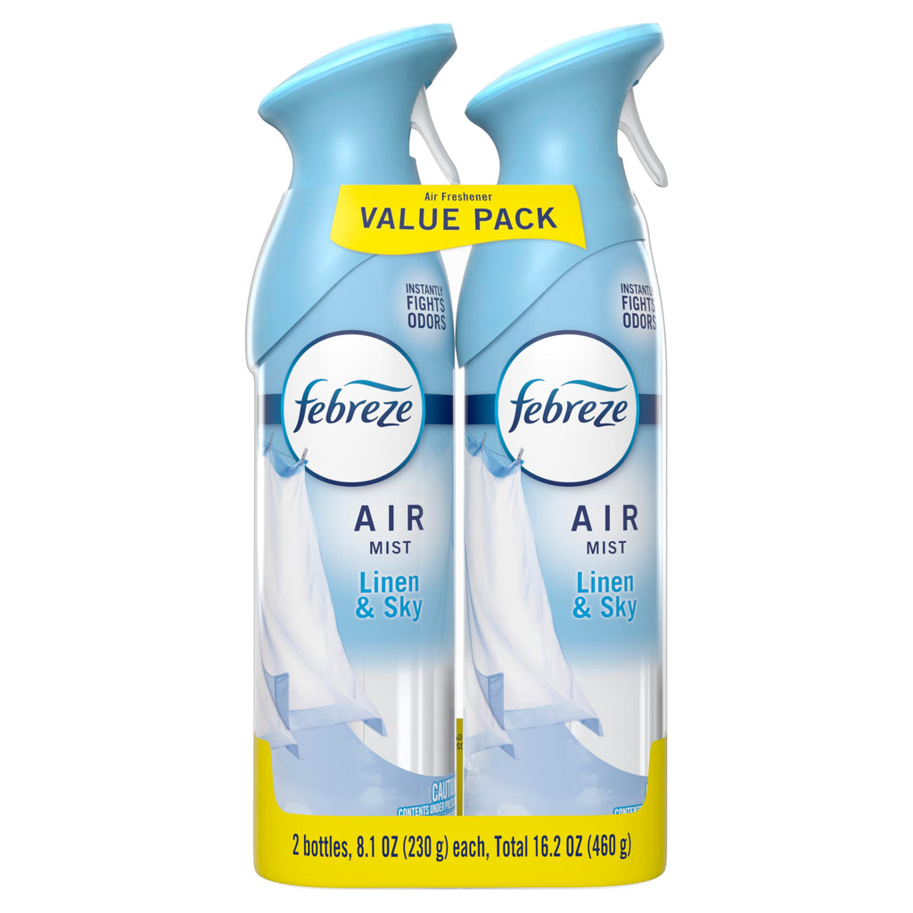 Air Freshener Spray Linen & Sky Scent 8.1oz Pack of 2 Y24508