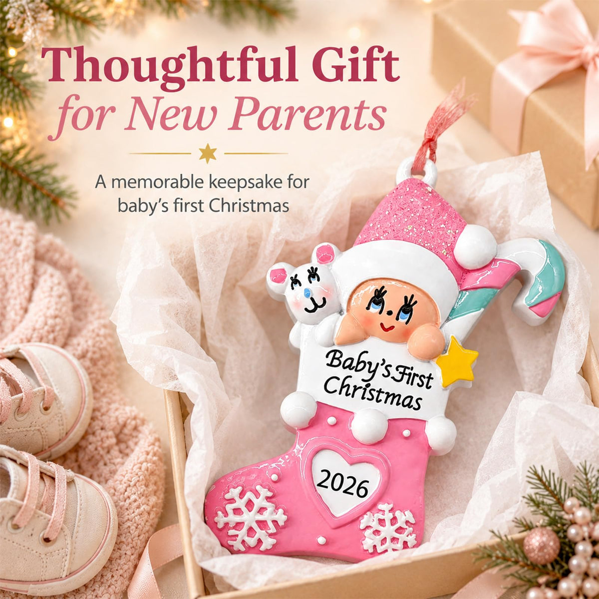 Baby's First Christmas Ornament 2026 X87205