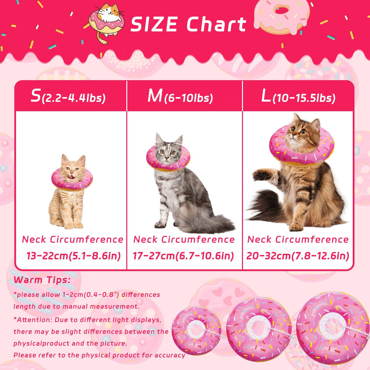 Adjustable Soft Cat Recovery Cone Collar R7188