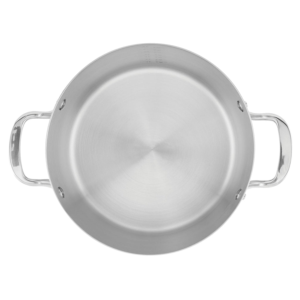 Stainless Steel 3-Ply Base Induction Stock Pot with Lid, 8-Quart K590