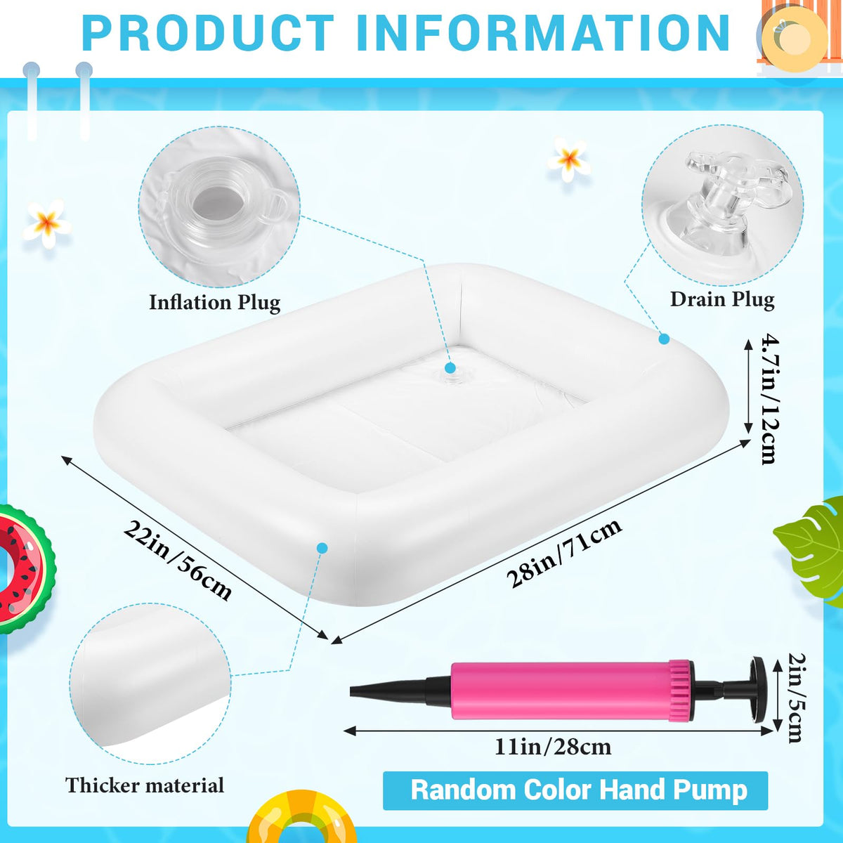 Inflatable Floating Serving Bar with Pump T570279
