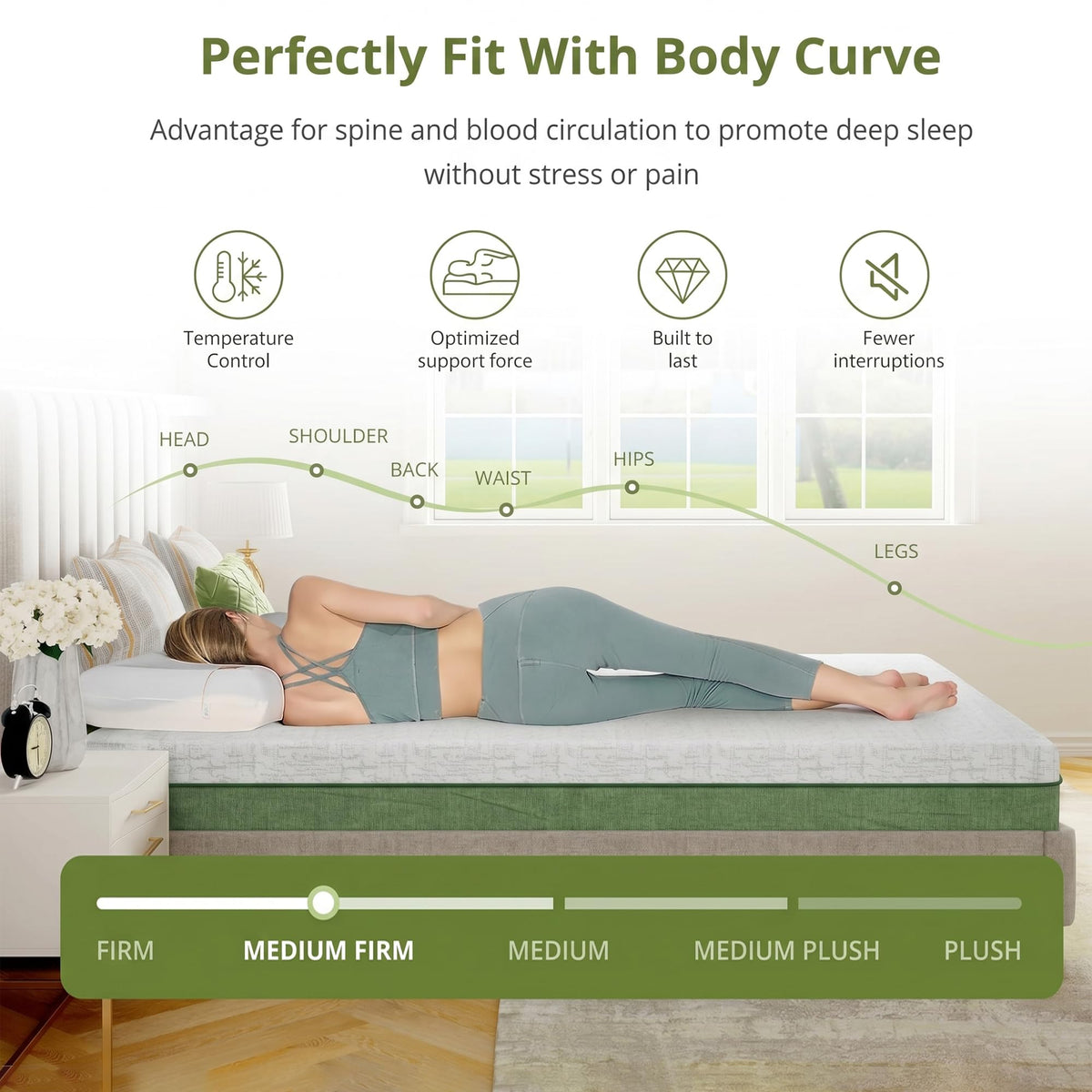 6 Inch Twin Size Cooling Gel Memory Foam Mattress Q109