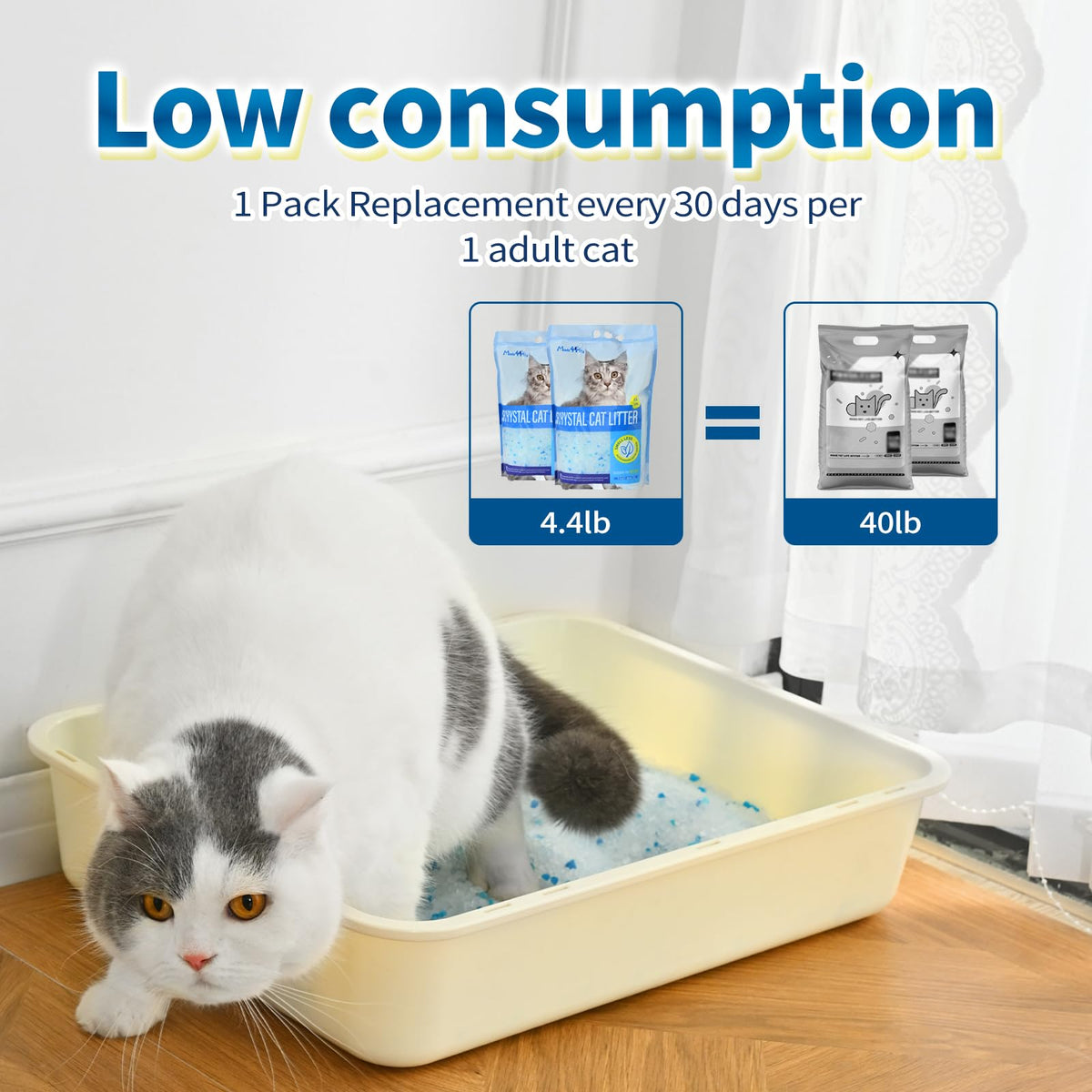 Cat Litter Crystals 25.8 lbs V472850
