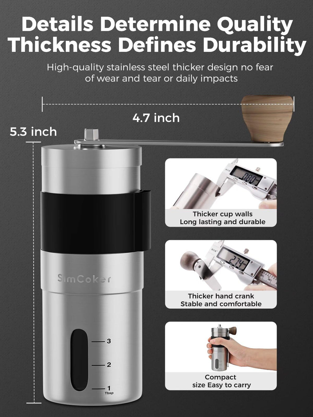 Manual Coffee Grinder L87242