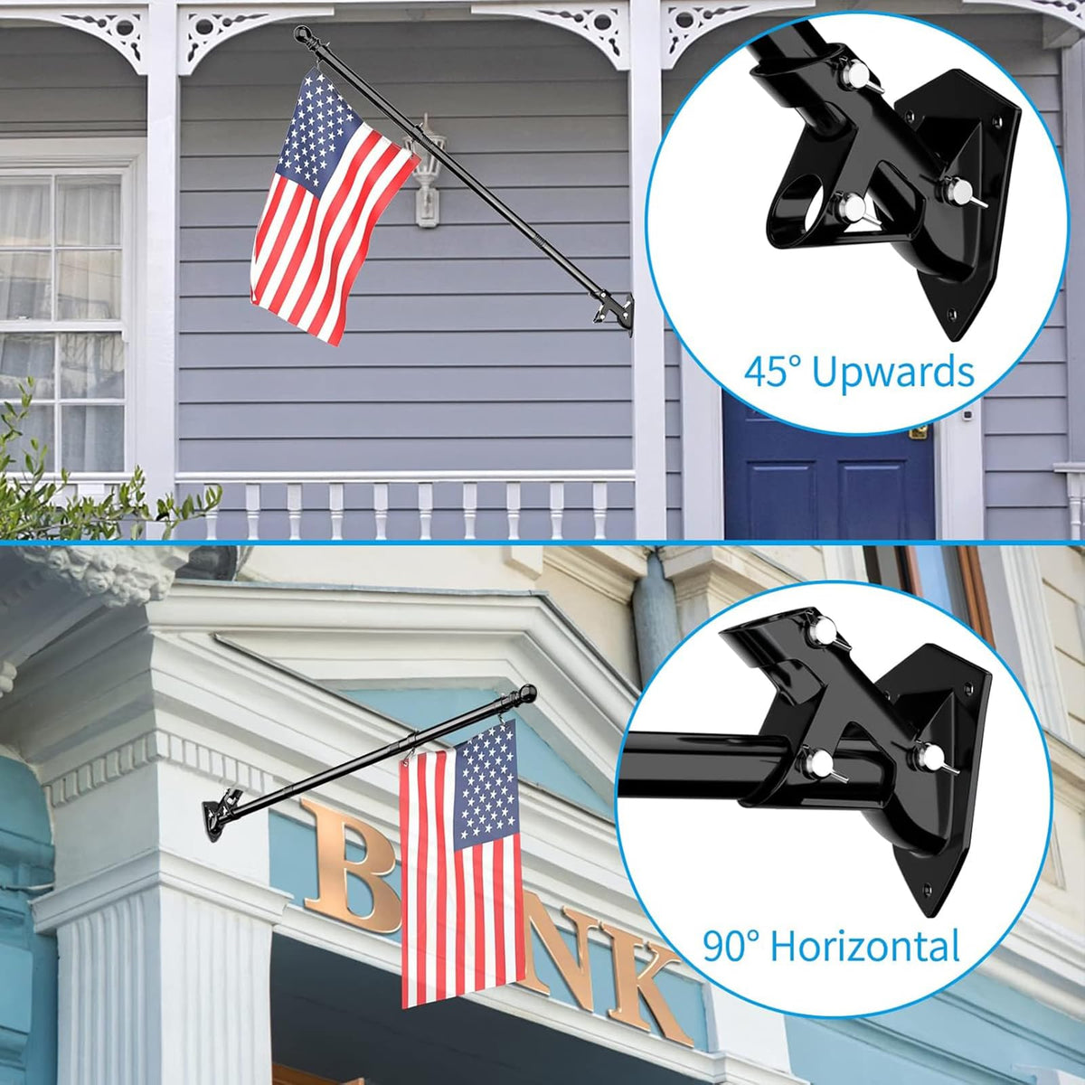 5FT Stainless Steel Flag Pole with Holder S69302