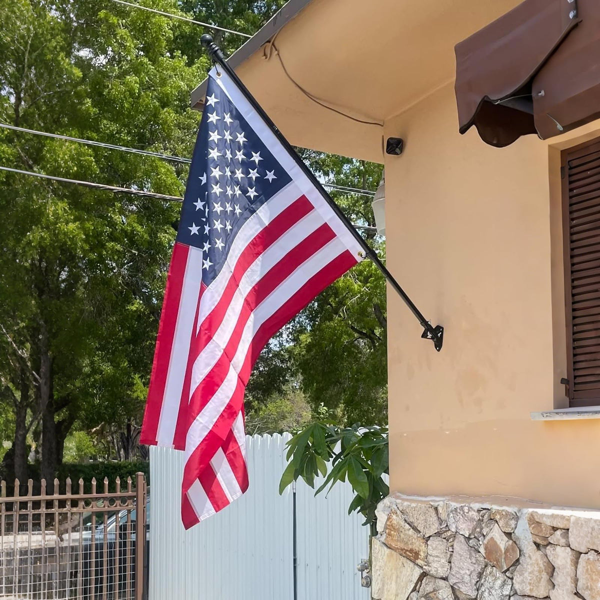 5FT Stainless Steel Flag Pole with Holder S69302