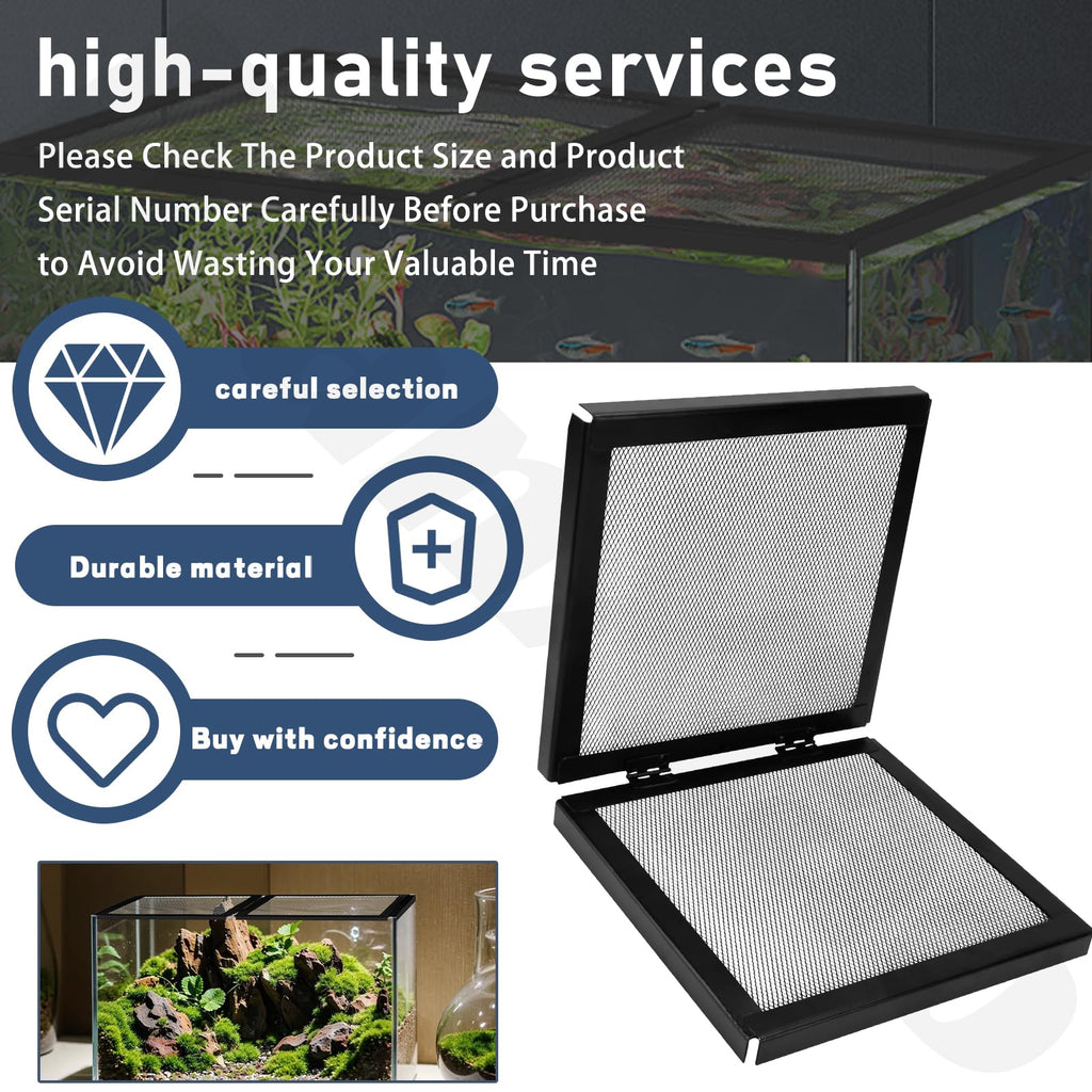 Hinged Door Aquarium Screen Cover M3697