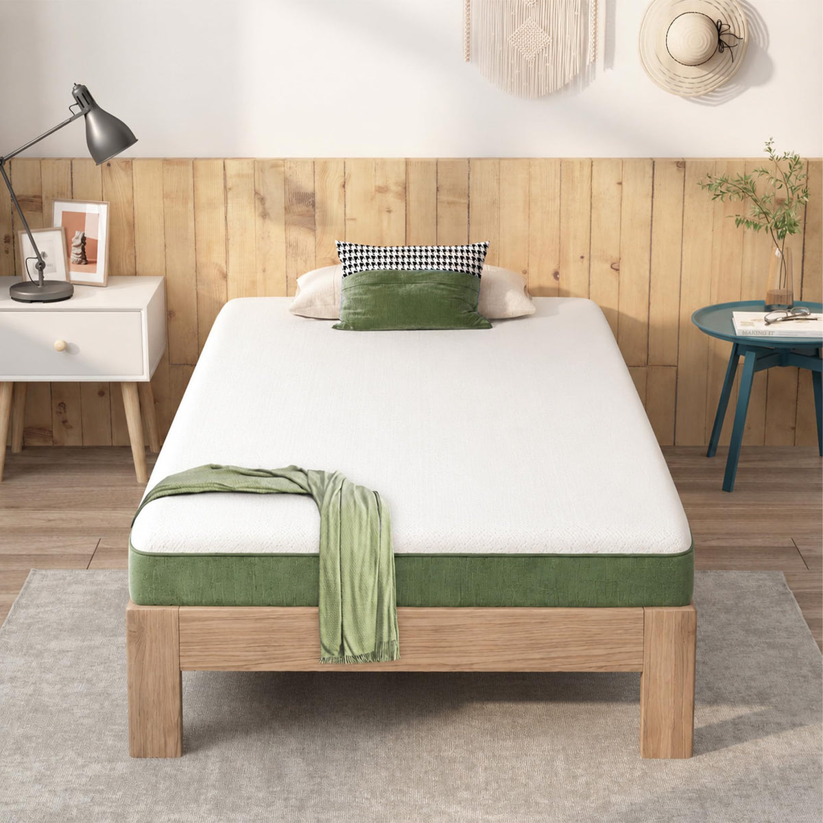 6 Inch Twin Size Cooling Gel Memory Foam Mattress Q109