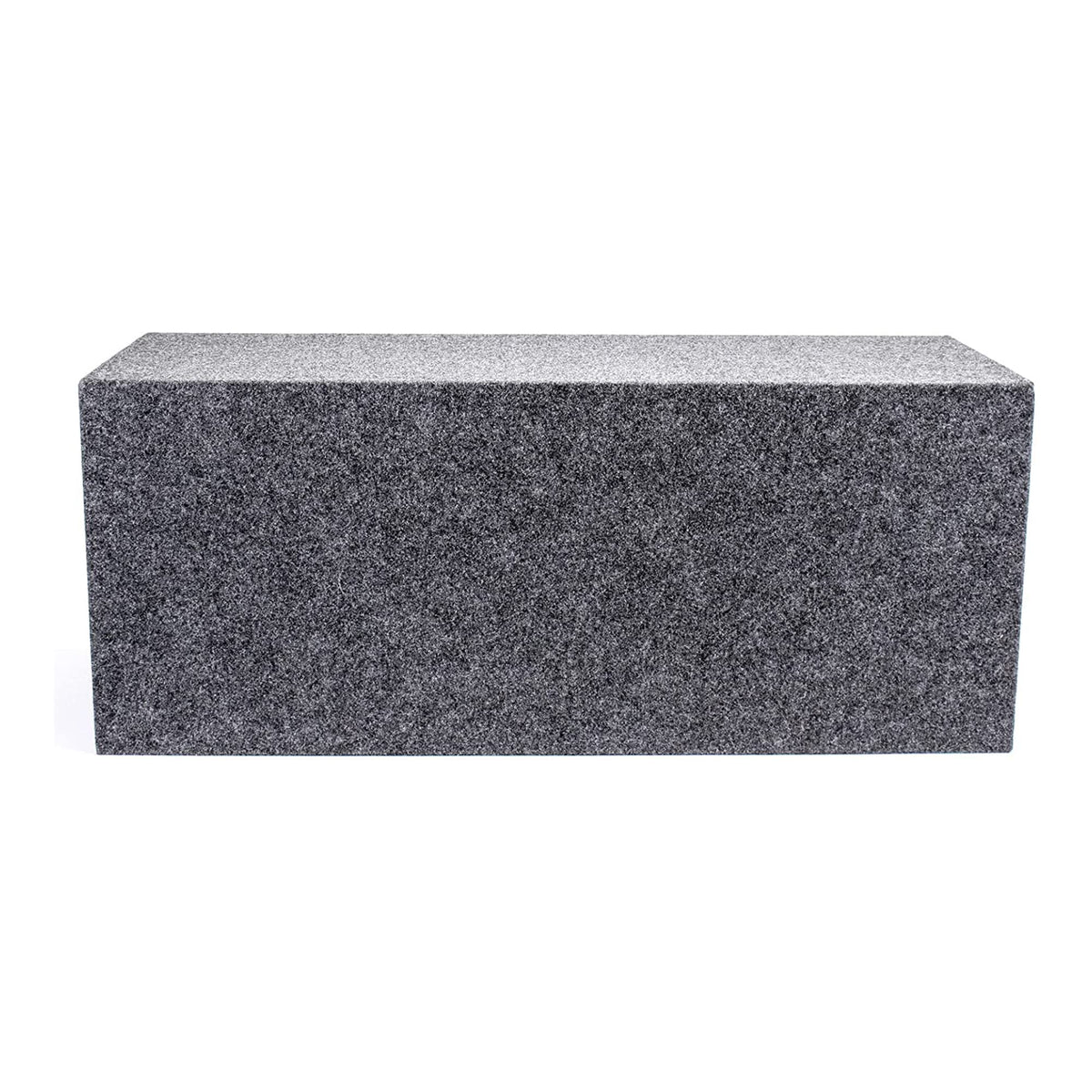 Charcoal Dual 12" Sealed Car Audio Subwoofer Box J190424
