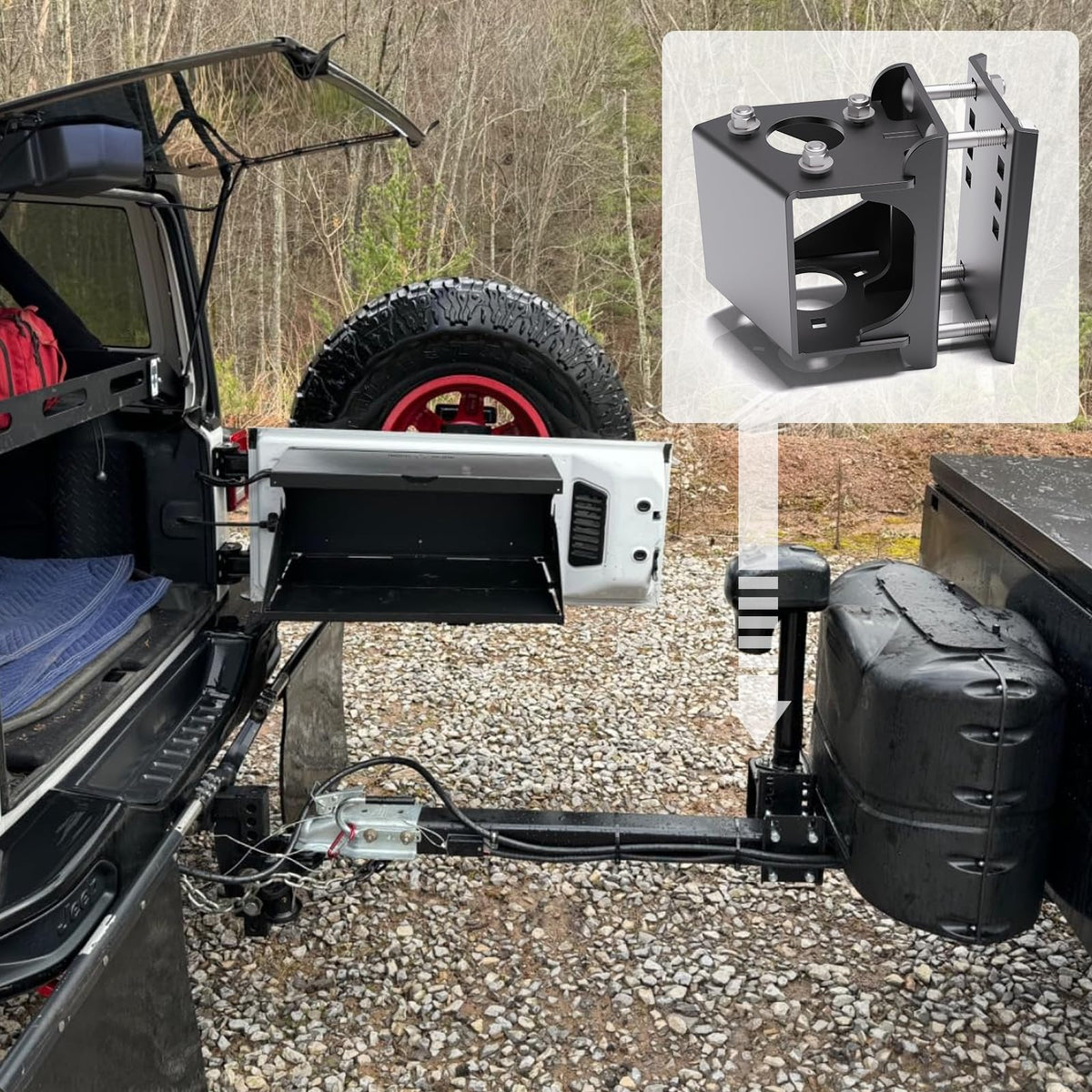 Heavy Duty Trailer Jack Relocation Kit F619369