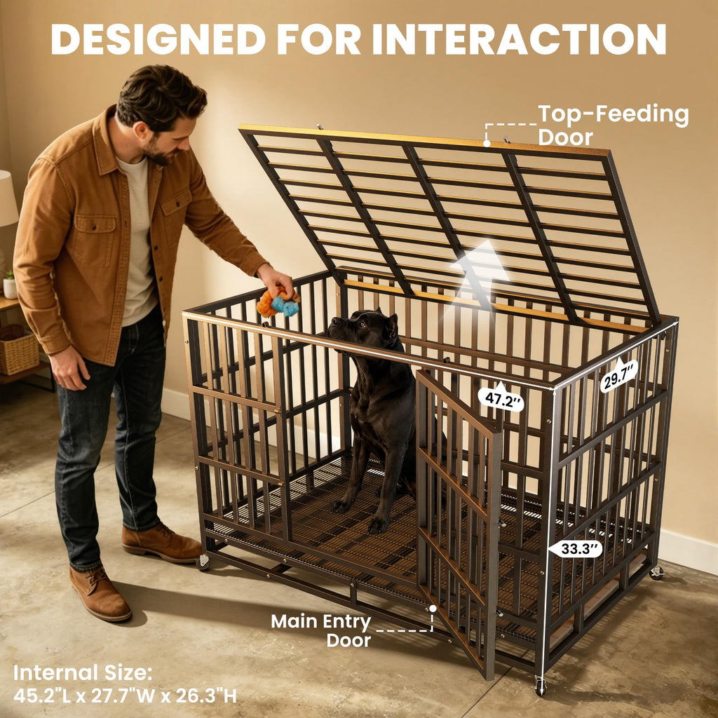 48 Inch Heavy Duty Dog Crate G651