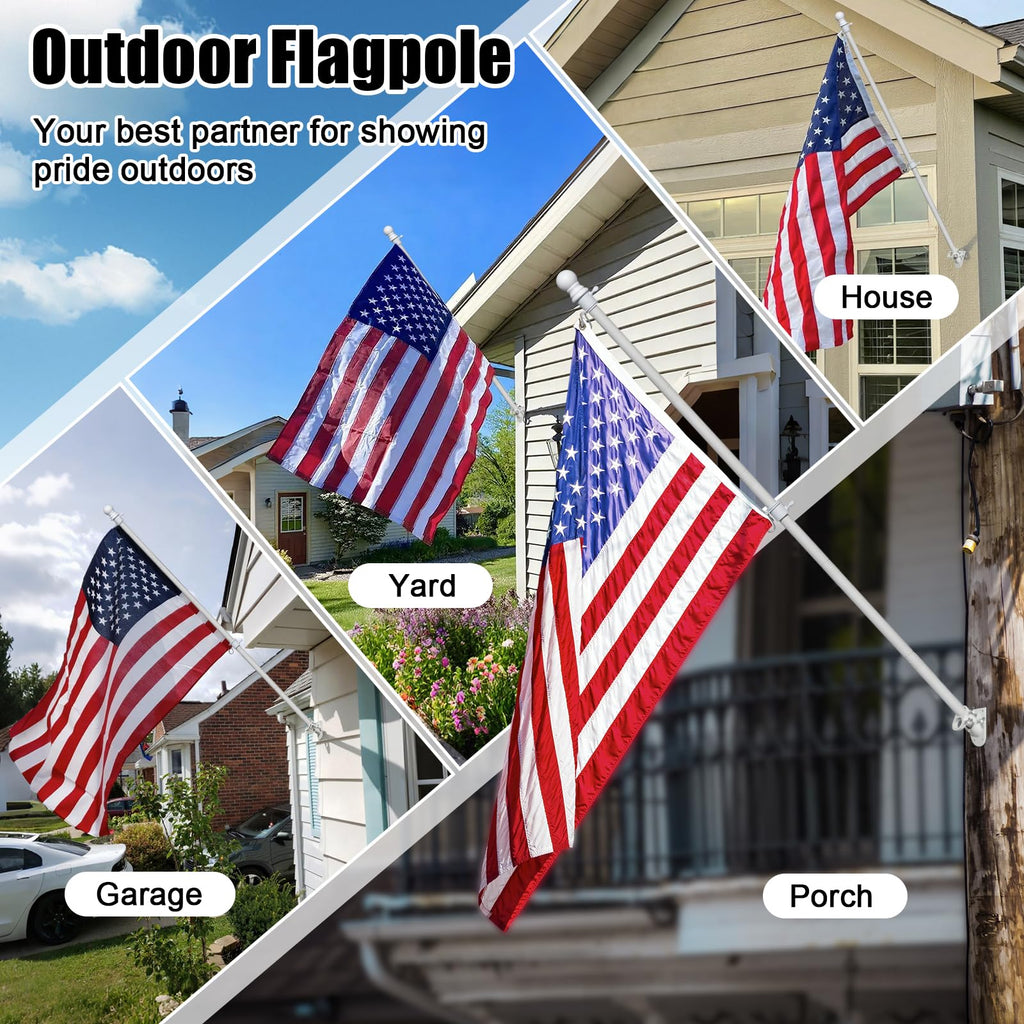 5ft Heavy Duty Stainless Steel Flag Pole A330