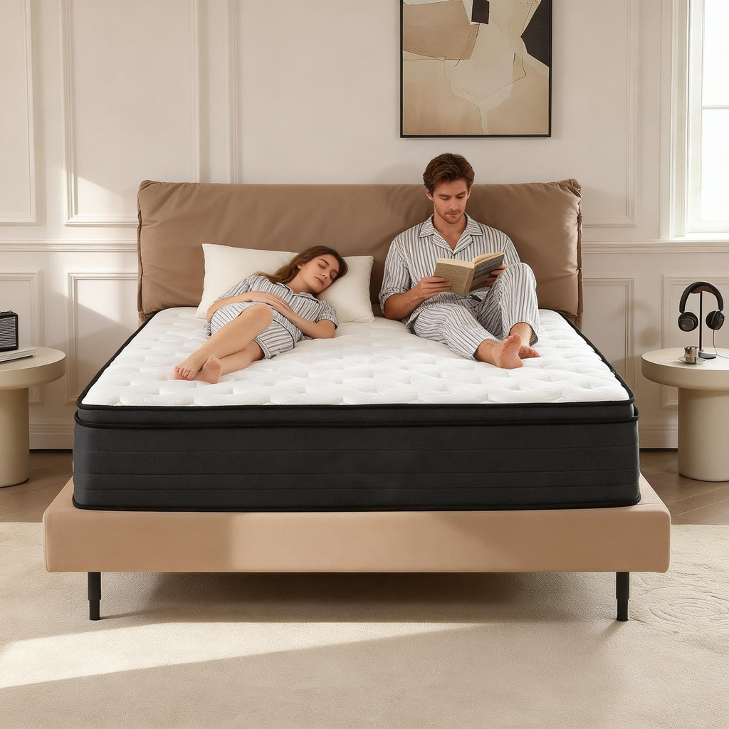 Full Size 10 Inch Hybrid Mattress with Gel Memory Foam & Pocket Springs I288