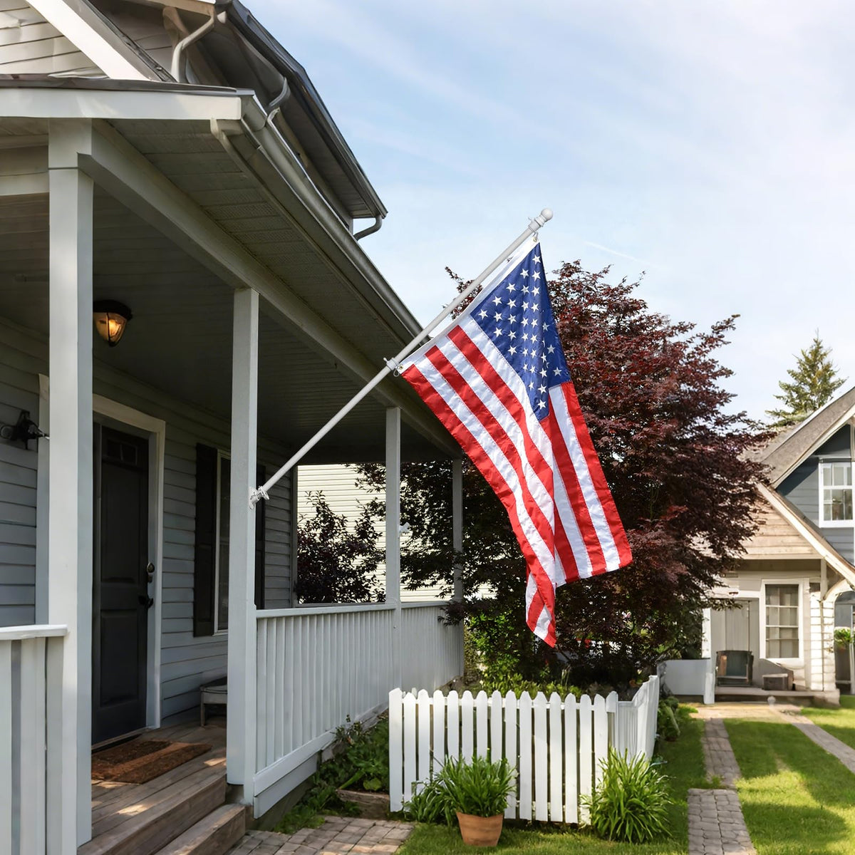 5ft Heavy Duty Stainless Steel Flag Pole A330