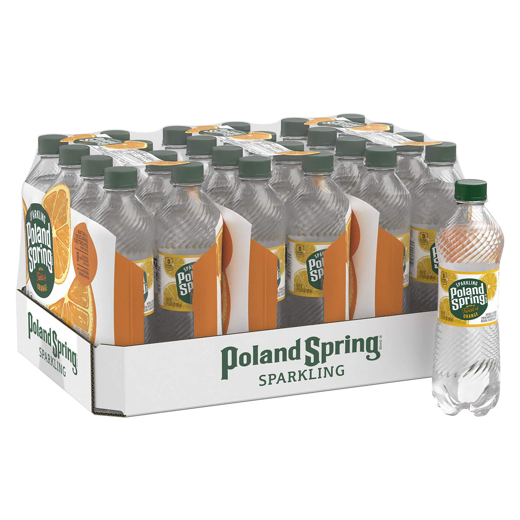Sparkling Water Orange 16.9 oz Bottles Pack of 8 X640