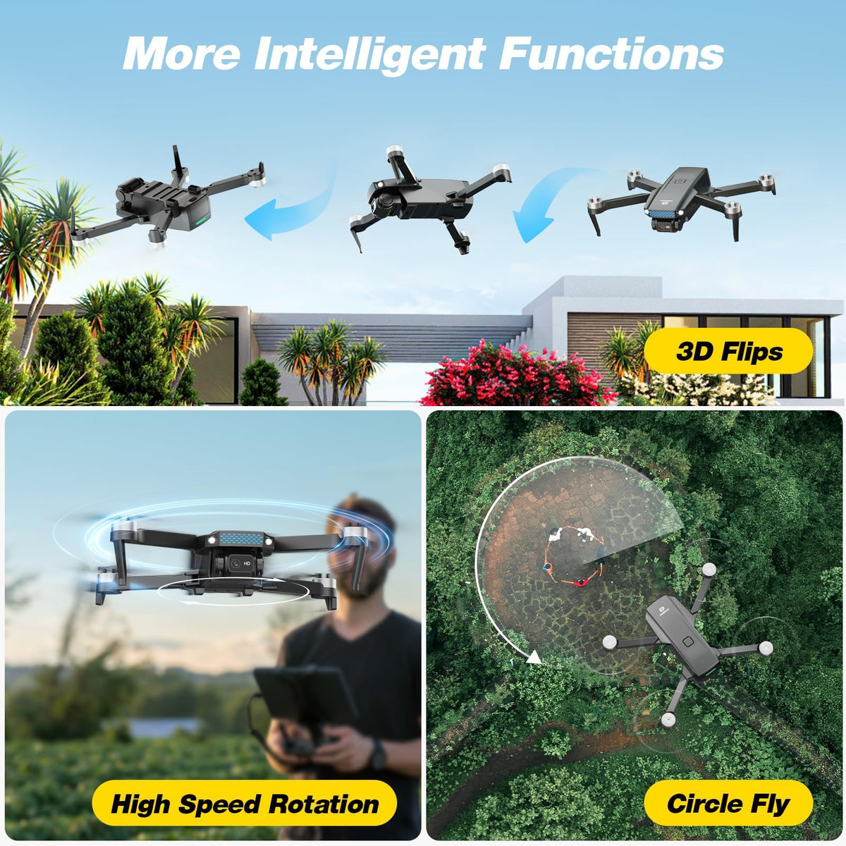 Camera Drone with 2 Batteries A786
