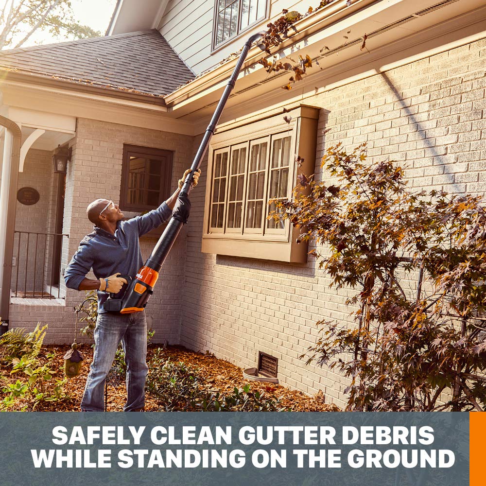 40V Cordless Leaf Blower with Brushless Motor & Gutter Cleaning Kit X392681